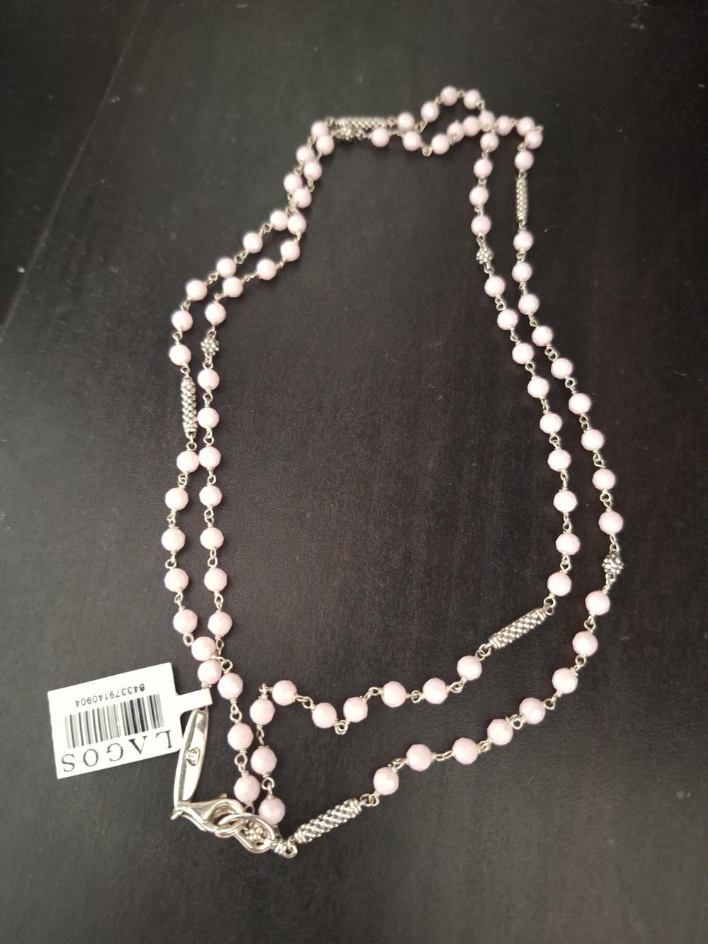 LAGOS Pink Beaded Double-Strand Necklace